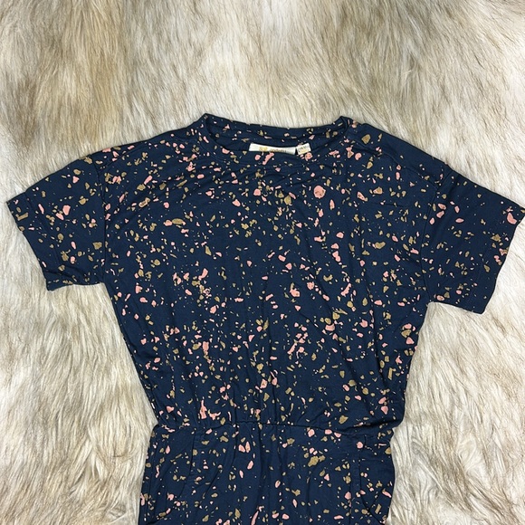 4 Year Soft Gallery Clea Dress- Salute - Terrazzo Blue - Picture 4 of 8